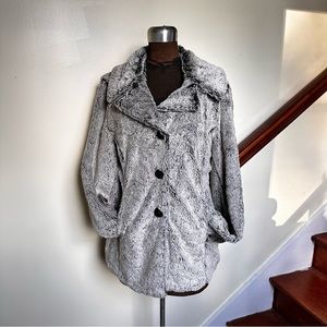 Keren Hart Faux Fur Jacket L